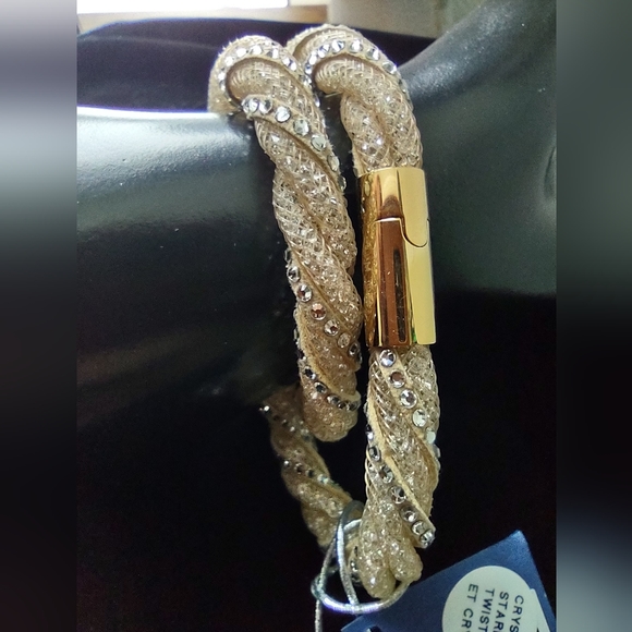 Swarovski Ivory Stardust Twist Bracelet - Picture 2 of 3